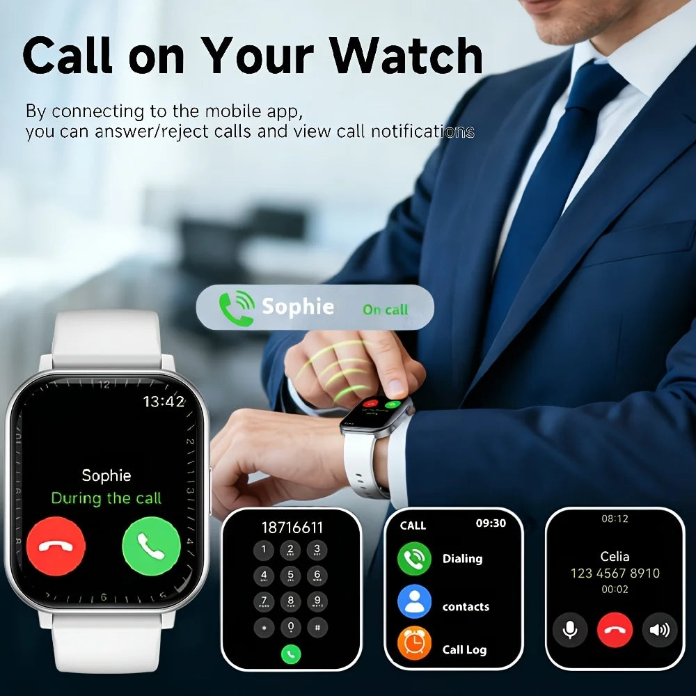 ERUN Smart Watch – Calls, Fitness Tracker & Alexa | Unisex