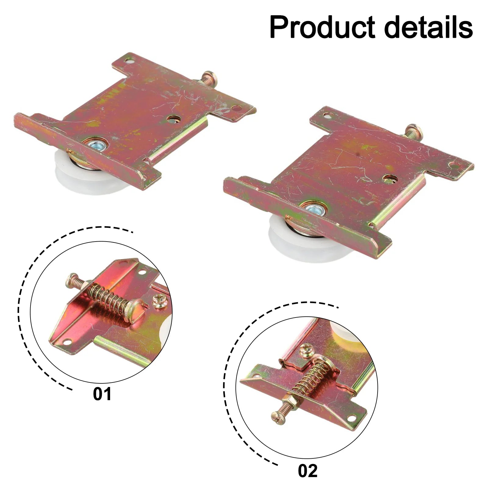 Wardrobe Sliding Door Pulley Sliding Door Roller Concaved Wheels Smooth U Groove Pulley Track Wheel Door Track Accessories Oasis Select