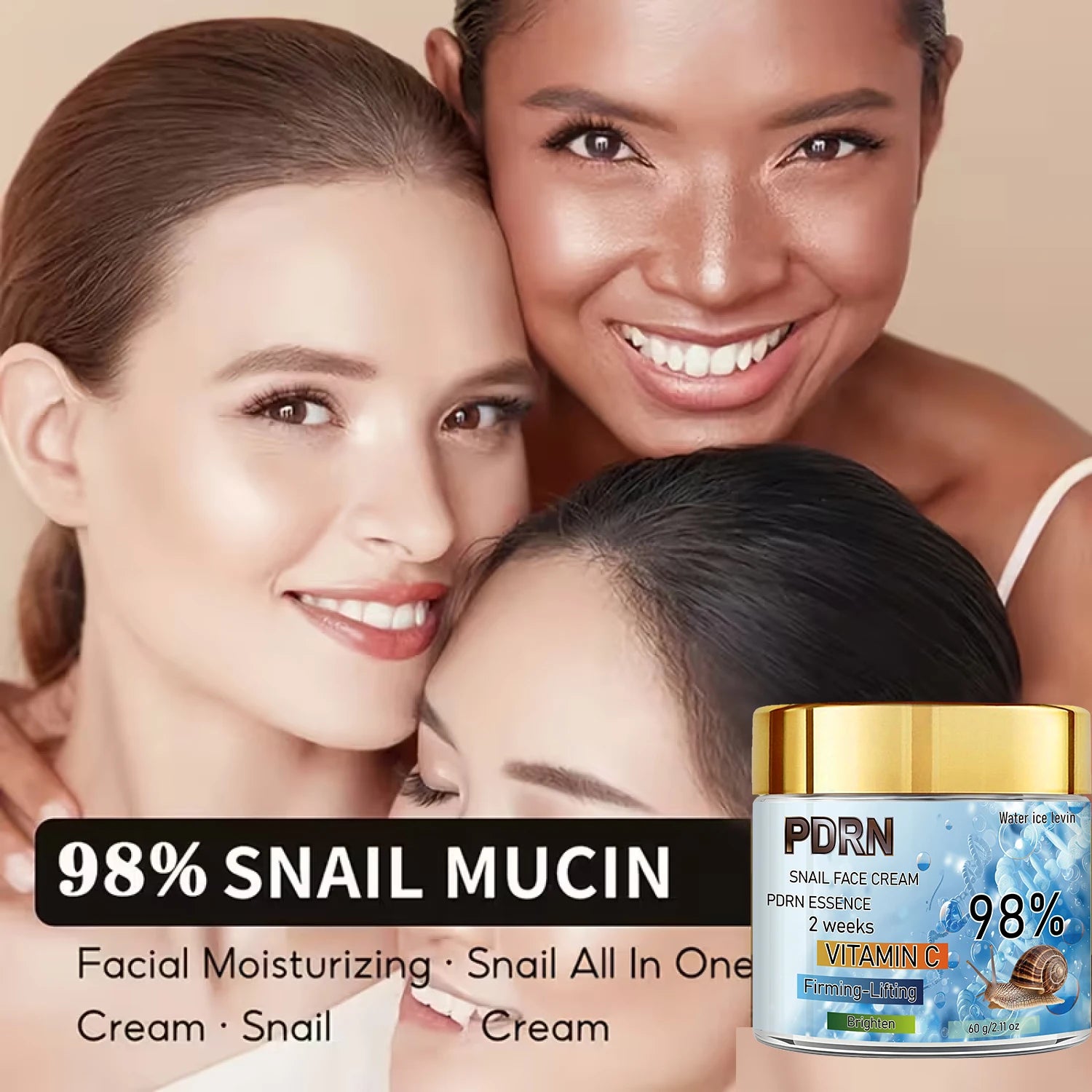 PDRN Vitamin C Face Cream – Anti-Aging, Retinol & Hyaluronic Acid Anti-Aging Face Cream Oasis Select