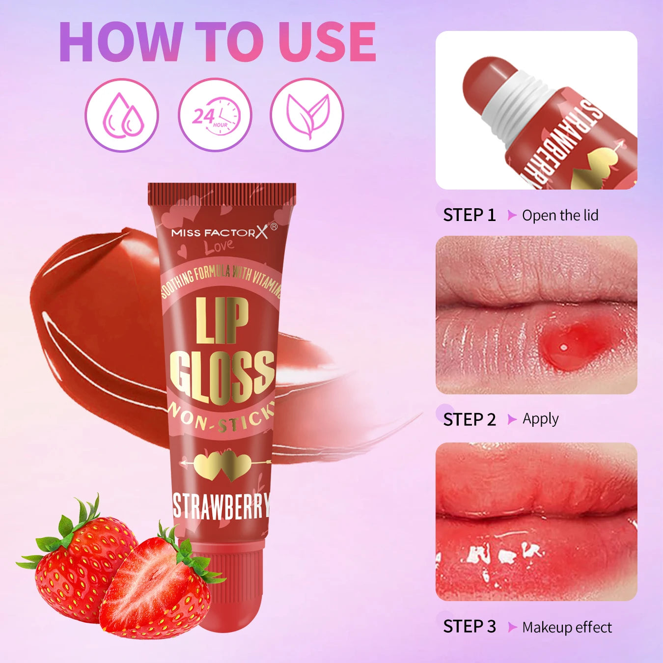 6-piece Moisturizing Lip Oil Set - Long lasting Gloss Effect, Portable Travel Kit, Thanksgiving and Christmas Gift Oasis Select