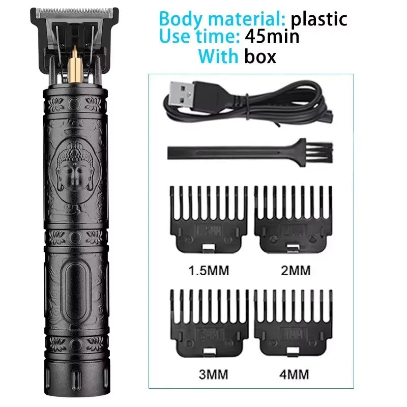T9 USB Electric Hair Clipper For Men Hair Cutting Machine Rechargeable Man Shaver Trimmer Barber Technical Beard Trimmer Oasis Select 1