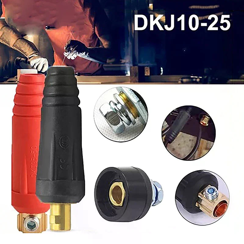 Wholesale DKJ10-25 European Welding Machine Cable Welding Cable Connector Quick Fitting Male Female Cable Oasis Select