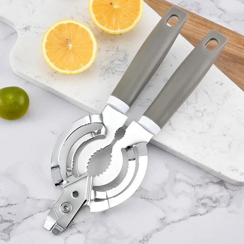 Stainless Steel Multi-function Can Opener Can Opener Multi-function Screw Cap Can Opener Kitchen Accessories Oasis Select
