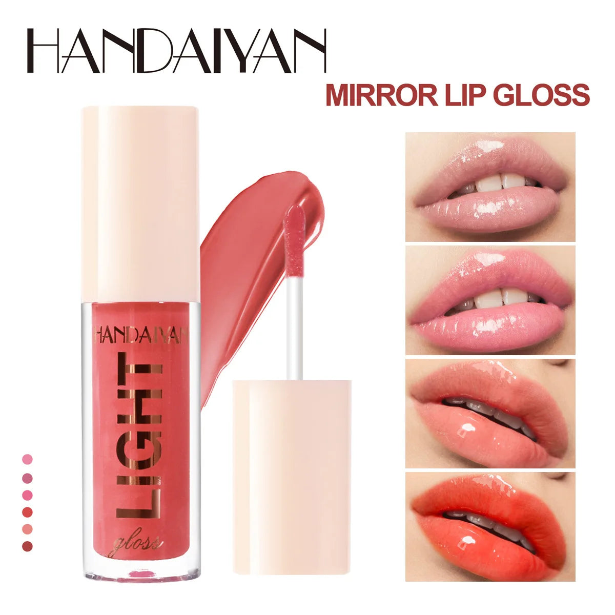12 Shades Mirror Effect Lip Gloss Moisturizing Long Wear Jelly Honey Lip Balm Women Makeup Cosmetic Plumping Glossy Oasis Select