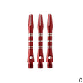 3 Pcs Aluminum Alloy Darts Rod 40mm Thread Short Rod Accessories Oasis Select C