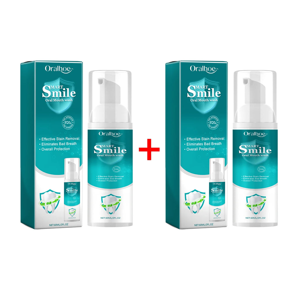 Oralhoe Propolis Oral Care Mousse Deep Clean Remove Yellowing Freshing Hygiene Keep Bleaching Teeth W-hitening Toothpaste Mousse Oasis Select 60ml Boxed X 2PCS