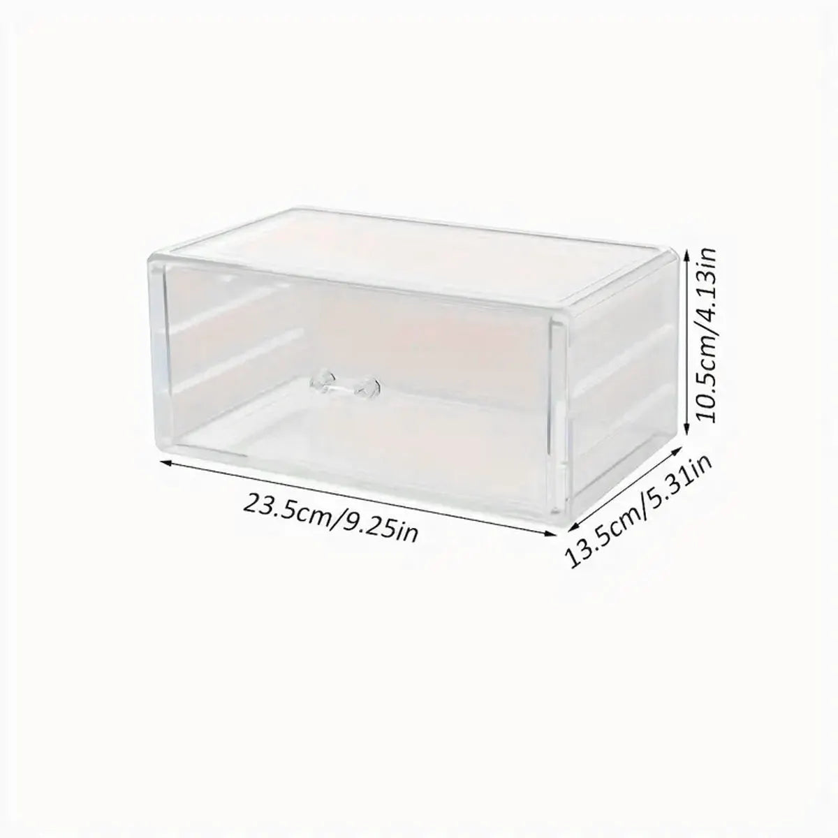 1pc,Nail polish storage box, nail polish display box, transparent multi-layer storage rack, cosmetics, lipstick, jewelry storage Oasis Select Transparent-1 Layers
