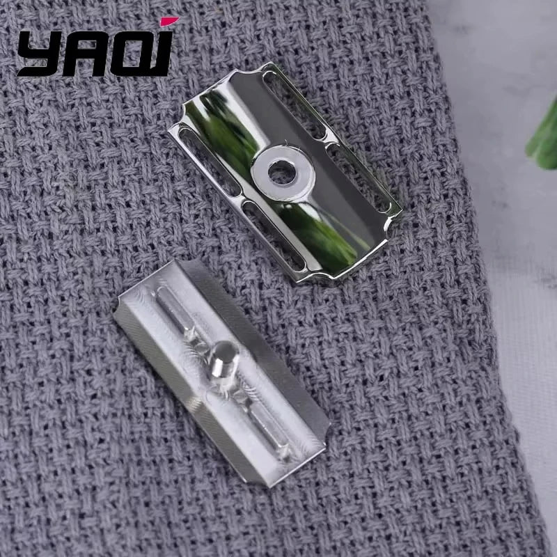 2026 New Arrival！Yaqi 316 Stainless Steel Polished Safety Razor Head for Men Durable Grooming Essential for Refined Lifestyle ﻿ Oasis Select