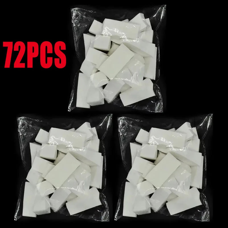 1/12/24/96 Pcs/Set Triangle Soft Makeup Sponge Face Foundation Concealer Cream Powder Blend Smearing Puff Cosmetic Tool Oasis Select 72pcs