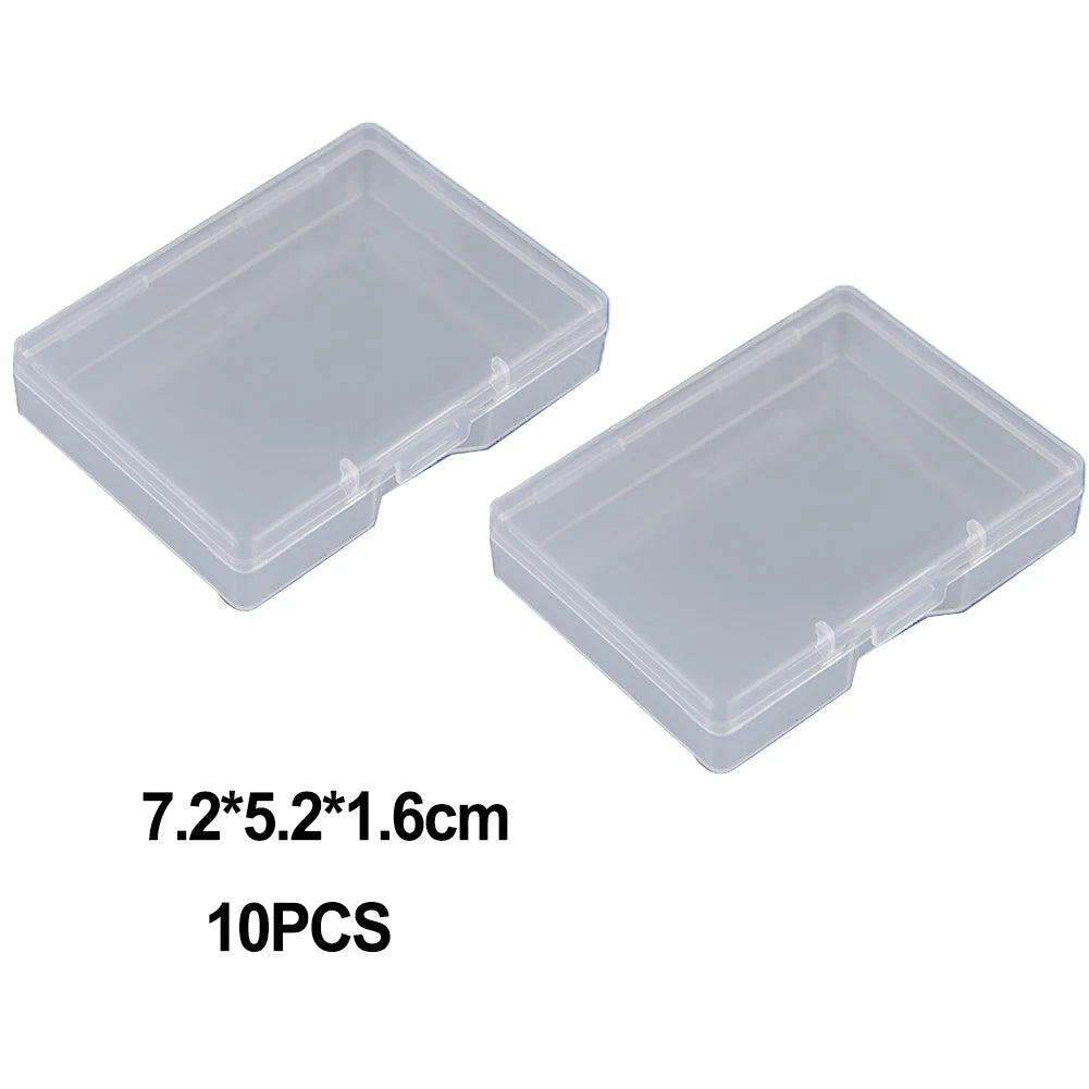 10Pack PP Plastic Rectangular Flat Box Transparent Design Storage Box Convenient To Locate And Retrieve Items Oasis Select 1 China Mainland