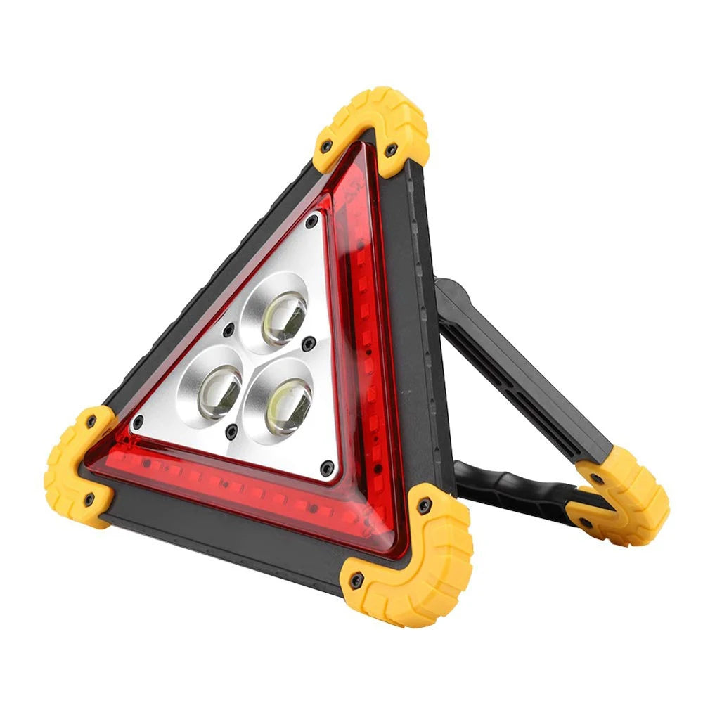 COB 30W Rechargeable Triangle Emergency Car Work Light 1500LM