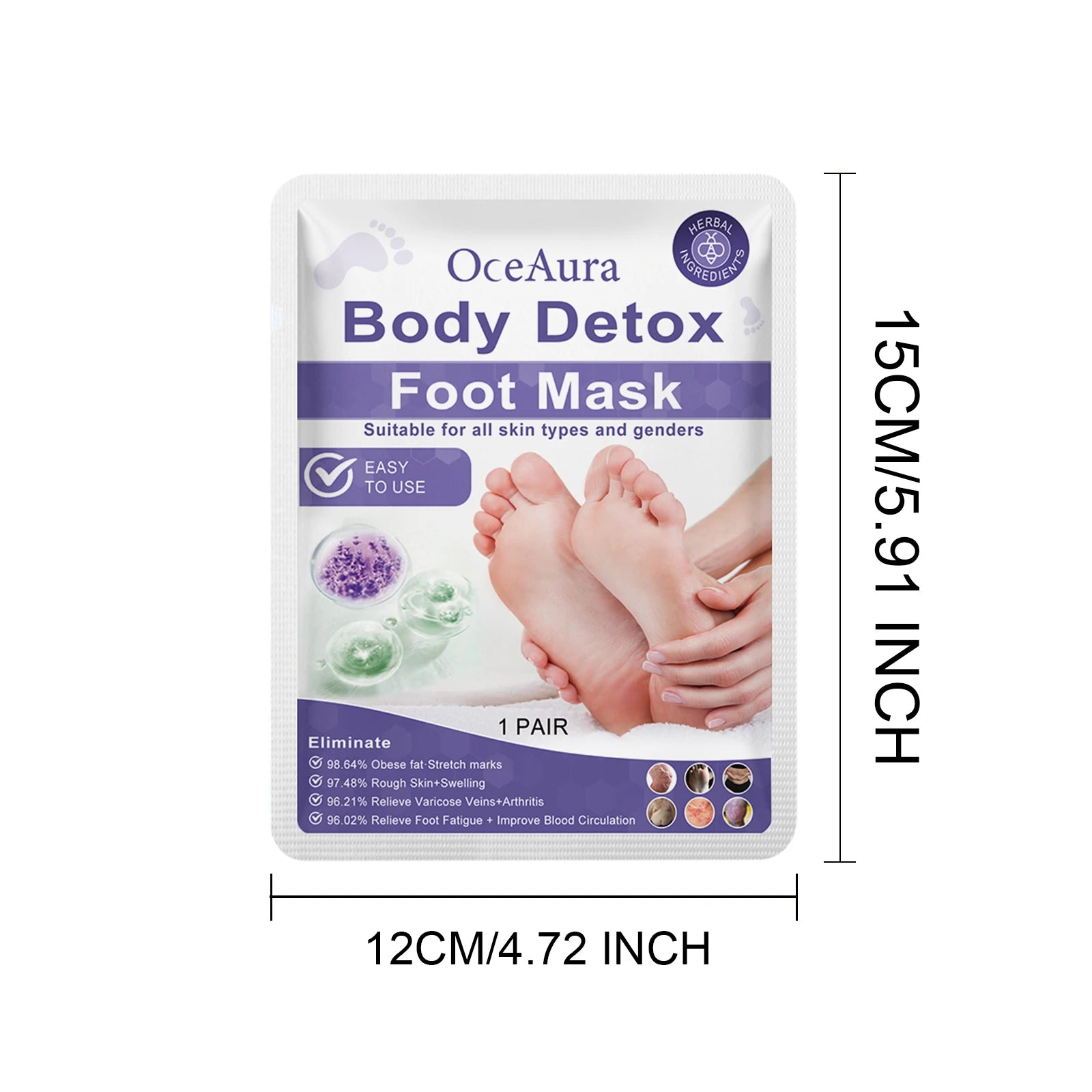Exfoliating Foot Mask Remove Dead Skin Soften Calluses Anti Cracked Moisturizing Foot Care Foot Peel Mask Socks Foot Skin Care Oasis Select