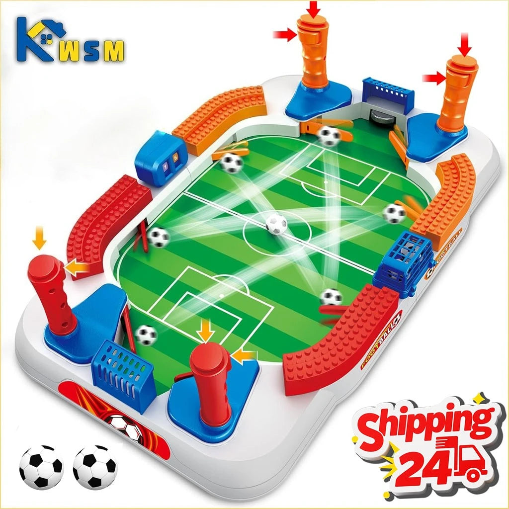 Tabletop Soccer Game Foosball Table Toy for Boys Educational Birthday Gift Family Interactive Parent Child Holiday Party Favor Oasis Select