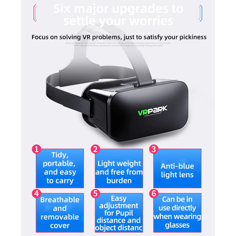 AyeBeau 3D VR Headset Goggles for Smartphones | Immersive Viewer