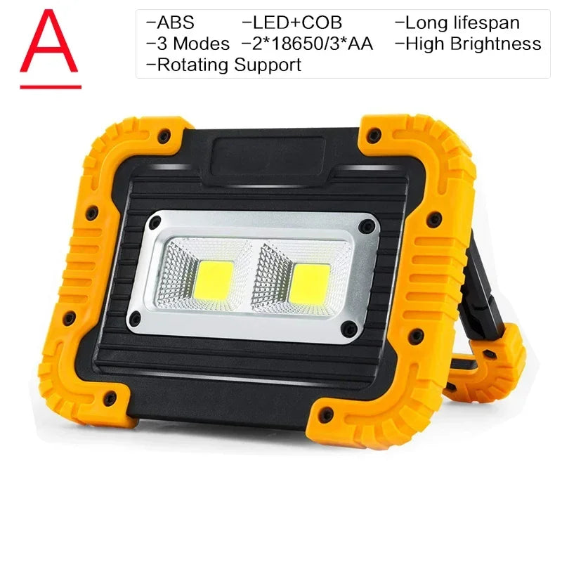 POCKETMAN 100W COB LED Work Light – Rechargeable Flood Lantern