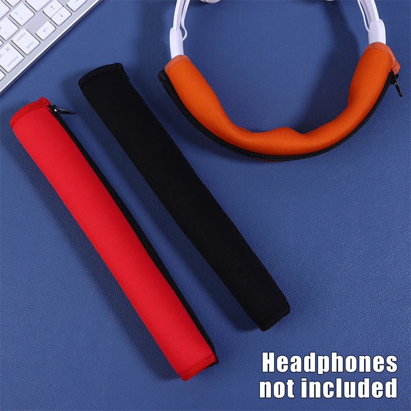 Zipper Headphone Protector Sleeve Cushion Pad Headband For Audio Technica ATH MSR7 M50X M40 M30 M20 Head Beam Oasis Select