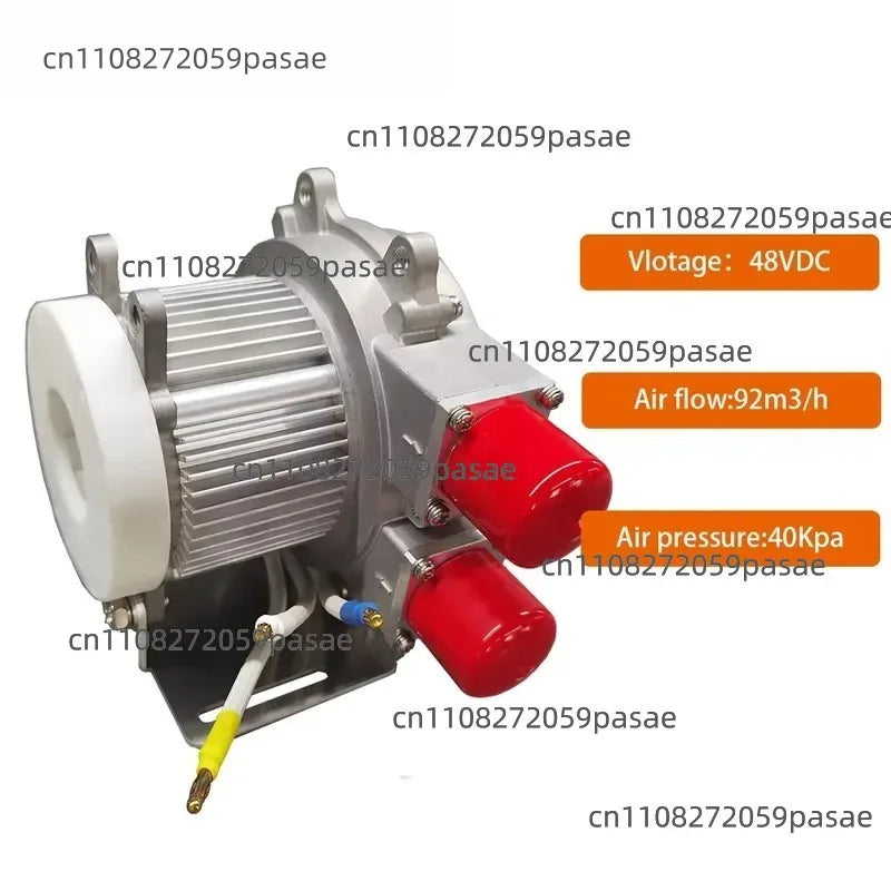145mm Brushless DC Blower, 40 KPa, Centrifugal Blower with Recirculating Aluminum Blades and Bearings Oasis Select