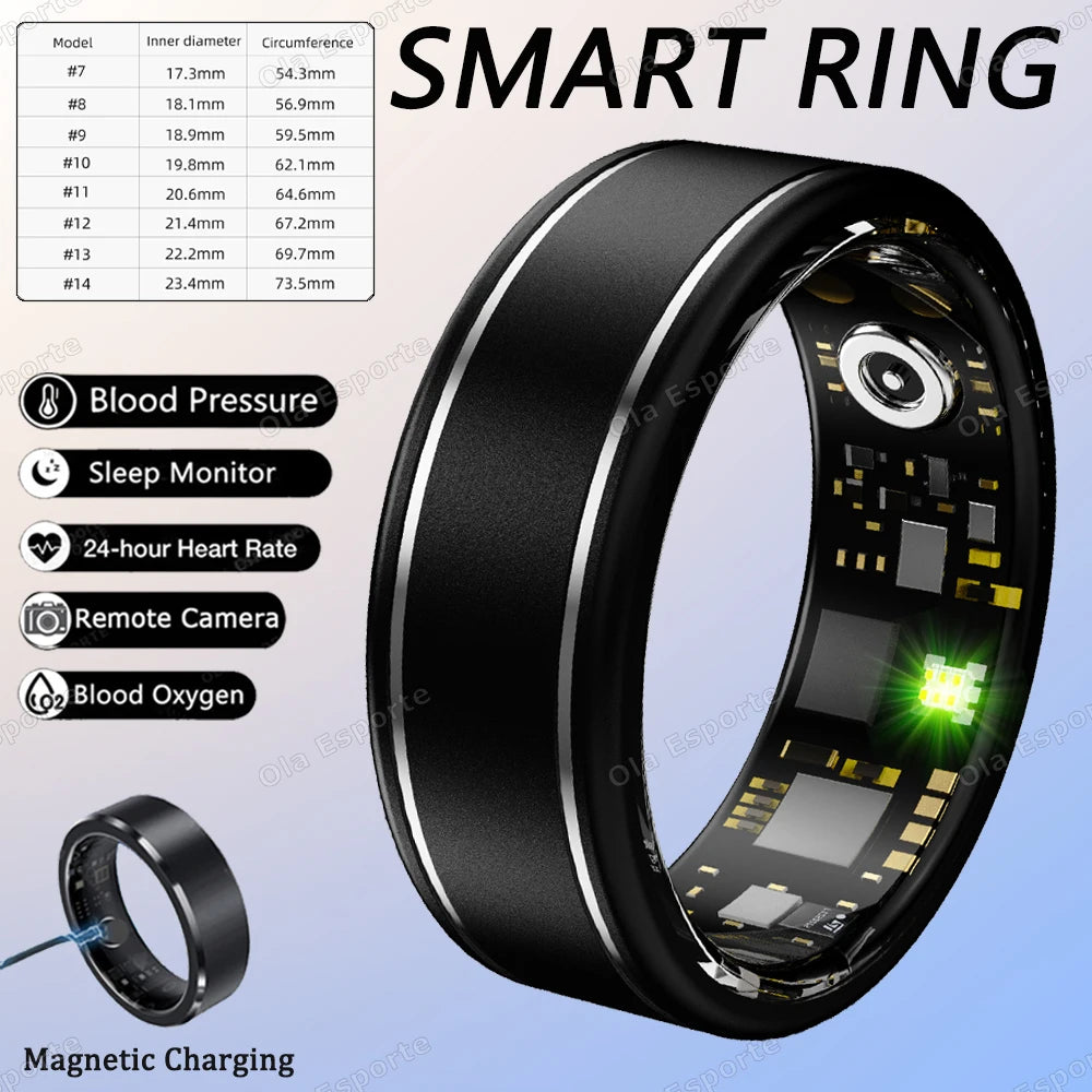 Smart Ring Heart Rate SpO2 Sleep Tracker | 5ATM Waterproof