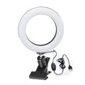 4-Inch Clip-On LED Ring Light | 5 Color Temps for Video & Makeup