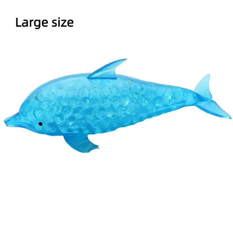 1Pcs Stretchy Stress Squish Ball Shark Stress Balls Dolphin Squeeze Ball Sea Animal Decompression Toys For Kids Adults Oasis Select A4