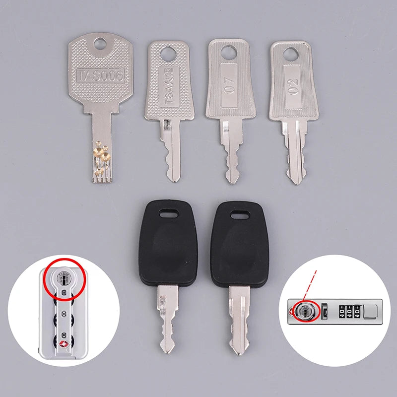 TSA Luggage Key 007 TSA002 TSA006 TSA Safe Ski Universal Lock Key Master Suitcase Keys For Forgotten Password Oasis Select