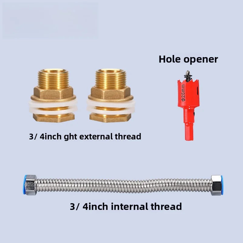 Copper Water Tank Connector 1/2" 3/4" 1" Male Brass Pipe Single Loose Key Swivel Fittings Nut Jointer Oasis Select