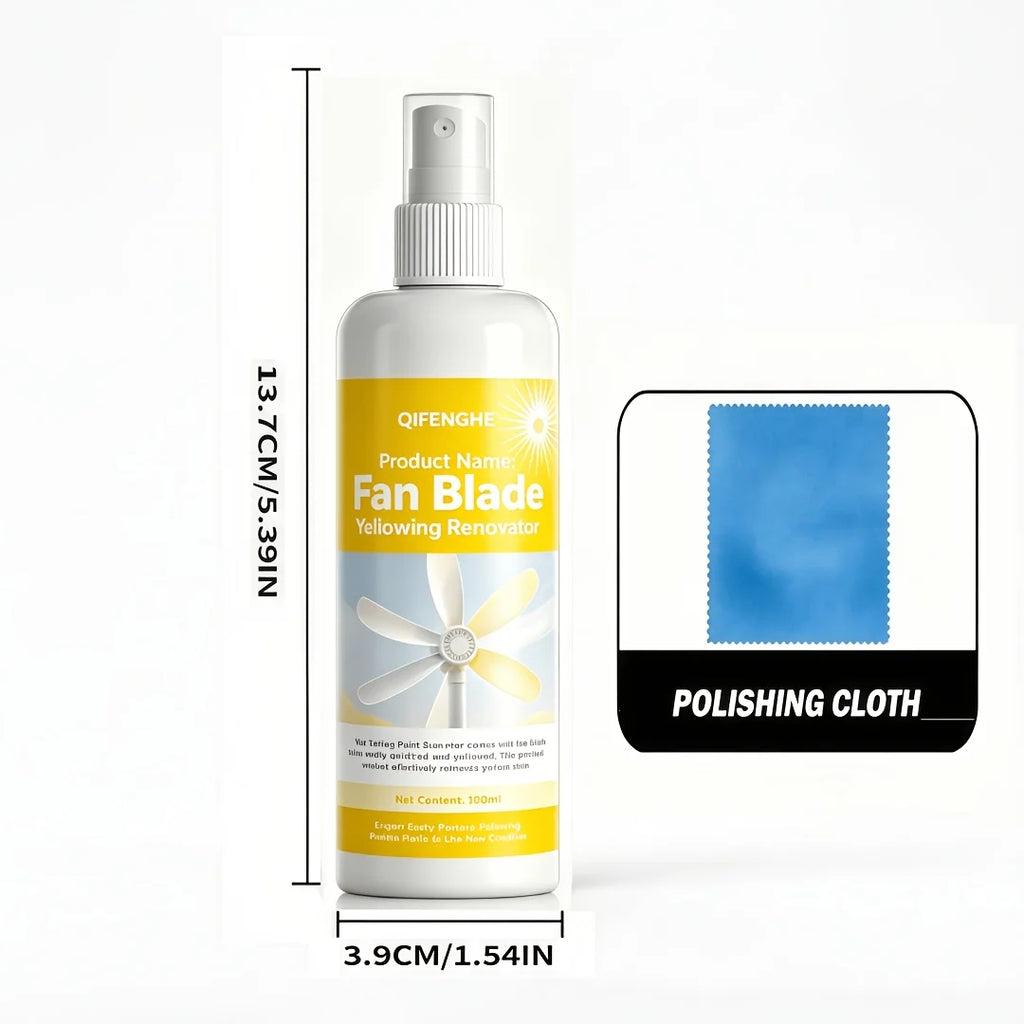 Fan Blade Yellowing Renovator Spray Plastic Cleaner And Oxidation Remover Restores Faded Blades to like New Condition Summer Ess Oasis Select Other