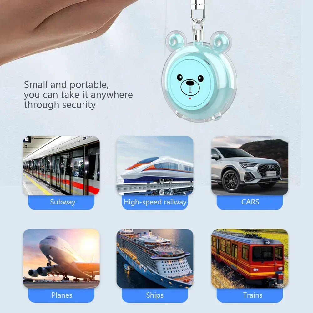 Rechargeable 130dB Self Defense Alarm Girl Ladies Security Protection Alarm Personal Safety Loud Scream Keychain Emergency Siren Oasis Select
