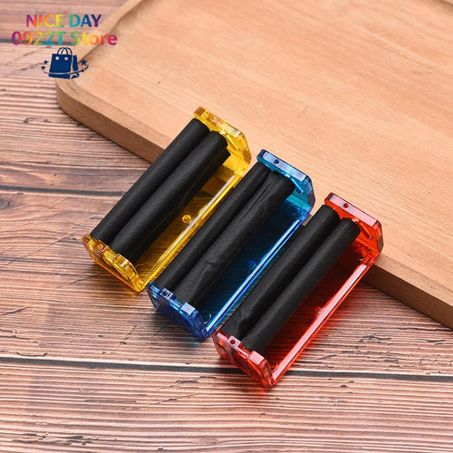 1/2/5pcs 70mm Easy Manual Cigarette Tobacco Roller Maker Rolling Machine Clear Color Random@#X Oasis Select