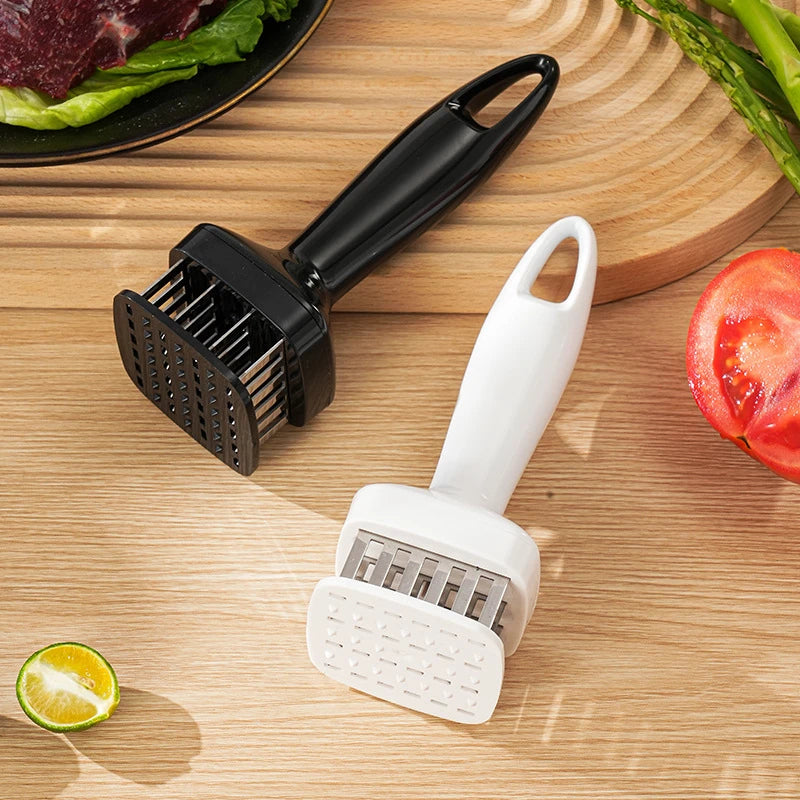 24 Blades Needle Meat Tenderizer Stainless Steel Knife Meat Beaf Steak Mallet Meat Tenderizer Hammer Pounder Cooking Tools Oasis Select