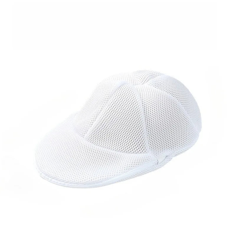 Upgraded Double Layer Detachable Hat Washer for Washing Machine, Anti-Deformation Baseball Cap Cleaning Bag with Fixed Bracket Oasis Select White hat bag