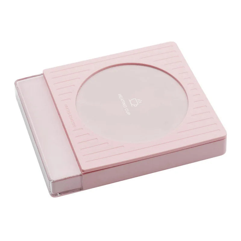 Smart Heating Coaster – Adjustable Temp & Auto Power-Off