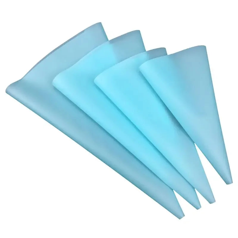 4Pcs/Set Silicone Pastry Bag Tips Kitchen DIY Cake Icing Piping Cream Cake Decorating Tools Reusable Pastry Bags Set Oasis Select A