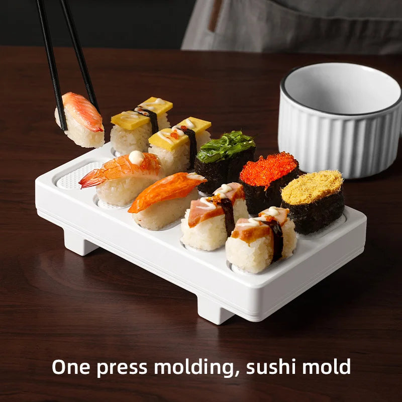 1pc Japanese Style 10 Grids Sushi Mold Rice Ball Maker DIY Tool Oasis Select
