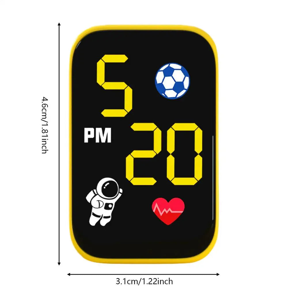 Mini Motorcycle Clock Dashboard Mount Waterproof Lighted Display Motorbike Digital Clock for Cycling Enthusiasts Commuting Urban Oasis Select Yellow