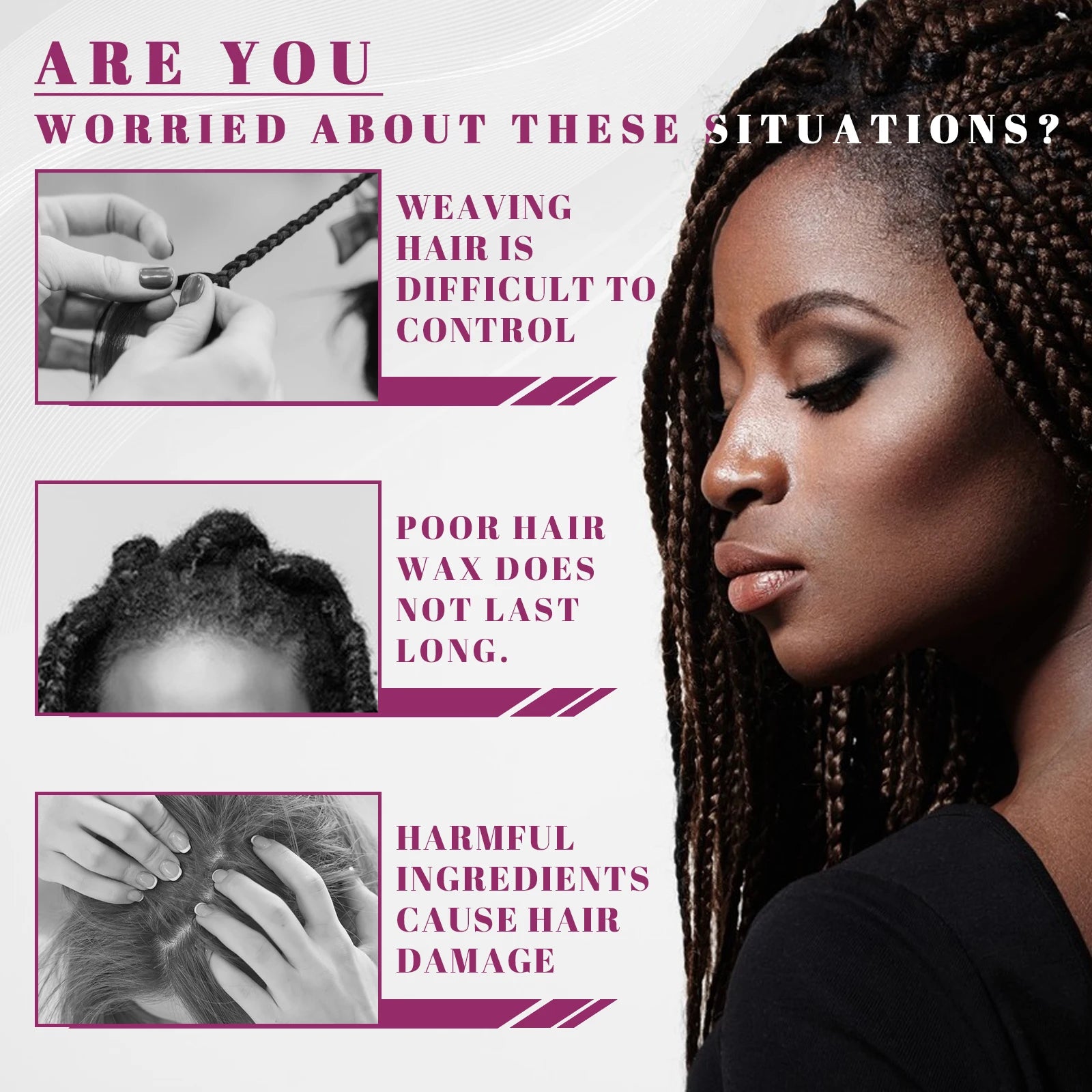 Jaysuing Extreme Hold Braiding Gel – Edge Control & Anti-Frizz Hair Styling Gel Oasis Select