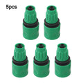 5pcs One-Way Quick Connector 3/8" Garden Watering Hose Irrigation Connector Water Pipe Connection Garden Agriculture Accessories Oasis Select 5pcs