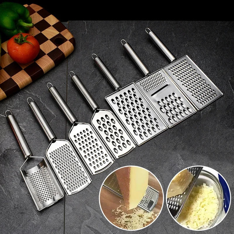 Stainless Steel Handheld Cheese Grater Multi-PurposeKitchen Food Graters For Chocolate Butter Fruit Vegetable Kitchen Items Oasis Select
