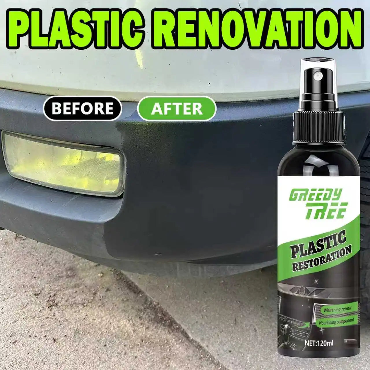 Black Crystal Plastic & Rubber Repair Paste – Car Scratch Polish