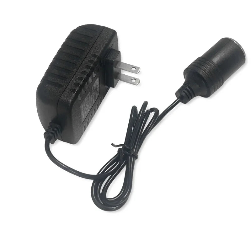  220V AC to 12V DC Car Charger Transformer EU US AU UK Plug Portable Car Cigarette Lighter Socket Adapter Converter Parts Oasis Select