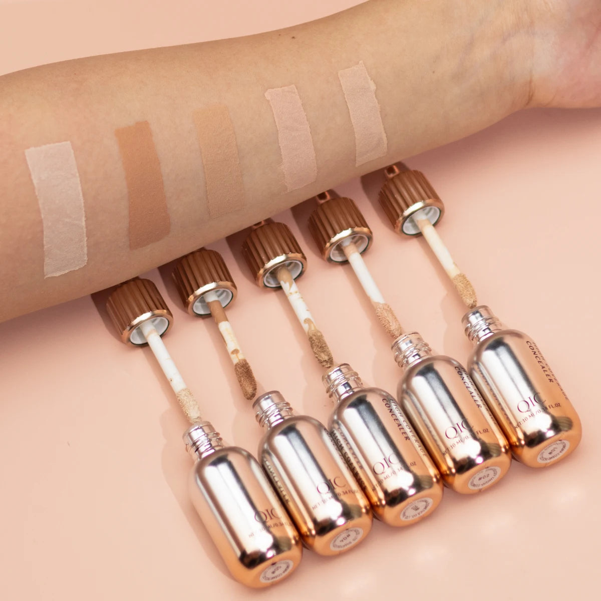 QIC Liquid Concealer – Full Coverage, Matte & Waterproof