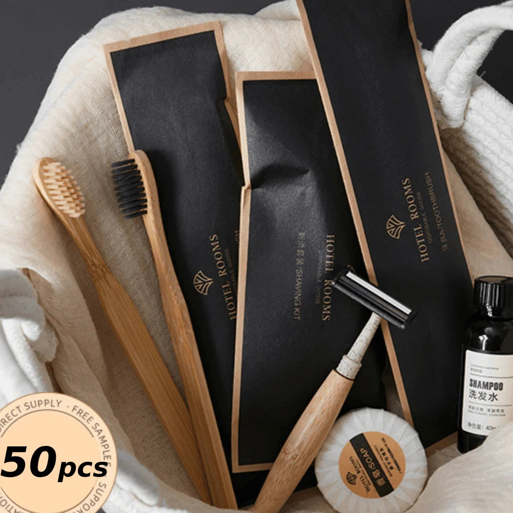 Eco Bamboo Charcoal Toothbrush – Soft Bristle 1 or 50 Pack Bamboo Toothbrush Oasis Select