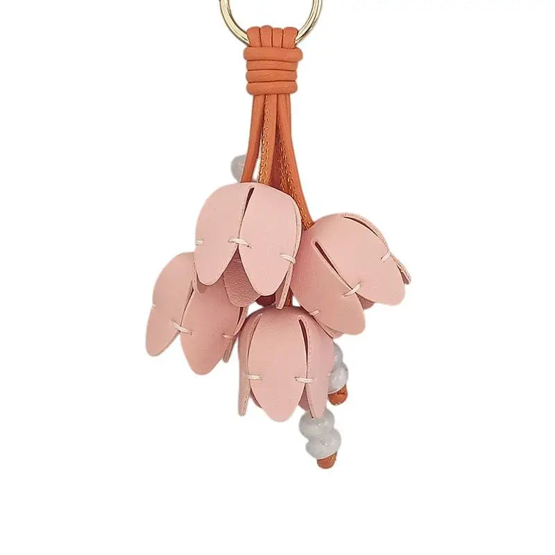 Tulip Flower Bag Charm – Floral Pendant for Handbag & Keychain Bag Charm Pendant Oasis Select A2