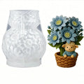 3D Sheep Flower Basket Silicone Candle Mold – DIY Craft