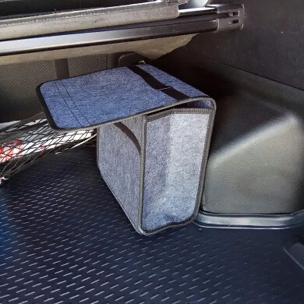 Car Storage Box Felt Small Trunk Storage Portable Car Foldable Storage Box Oasis Select