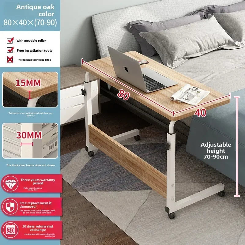 Multi-functional Computer Desk Bedside Table Mobile Lifting Small