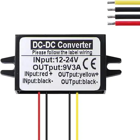 DC To DC Voltage Reducer Converter 8-31V Step Down To 3-24V 3A Power Supply Module Buck Transformer For Truck Golf Cart Club Car Oasis Select 12V 24V to 9V 3A-1