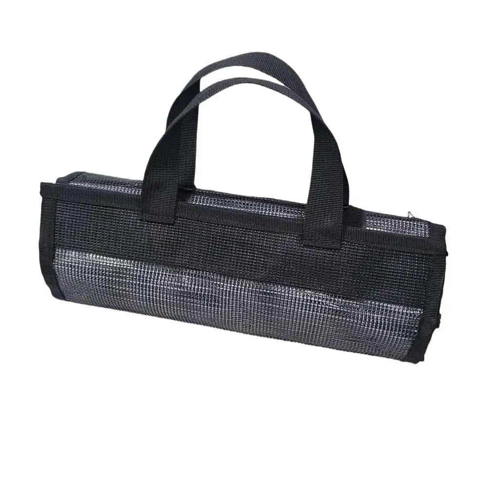 PVC Lure Tote Bag Foldable Fishing Gear Bag Large Capacity Foldable Tackle Bag Fishing Organizer Pocket with Hand Carry Oasis Select