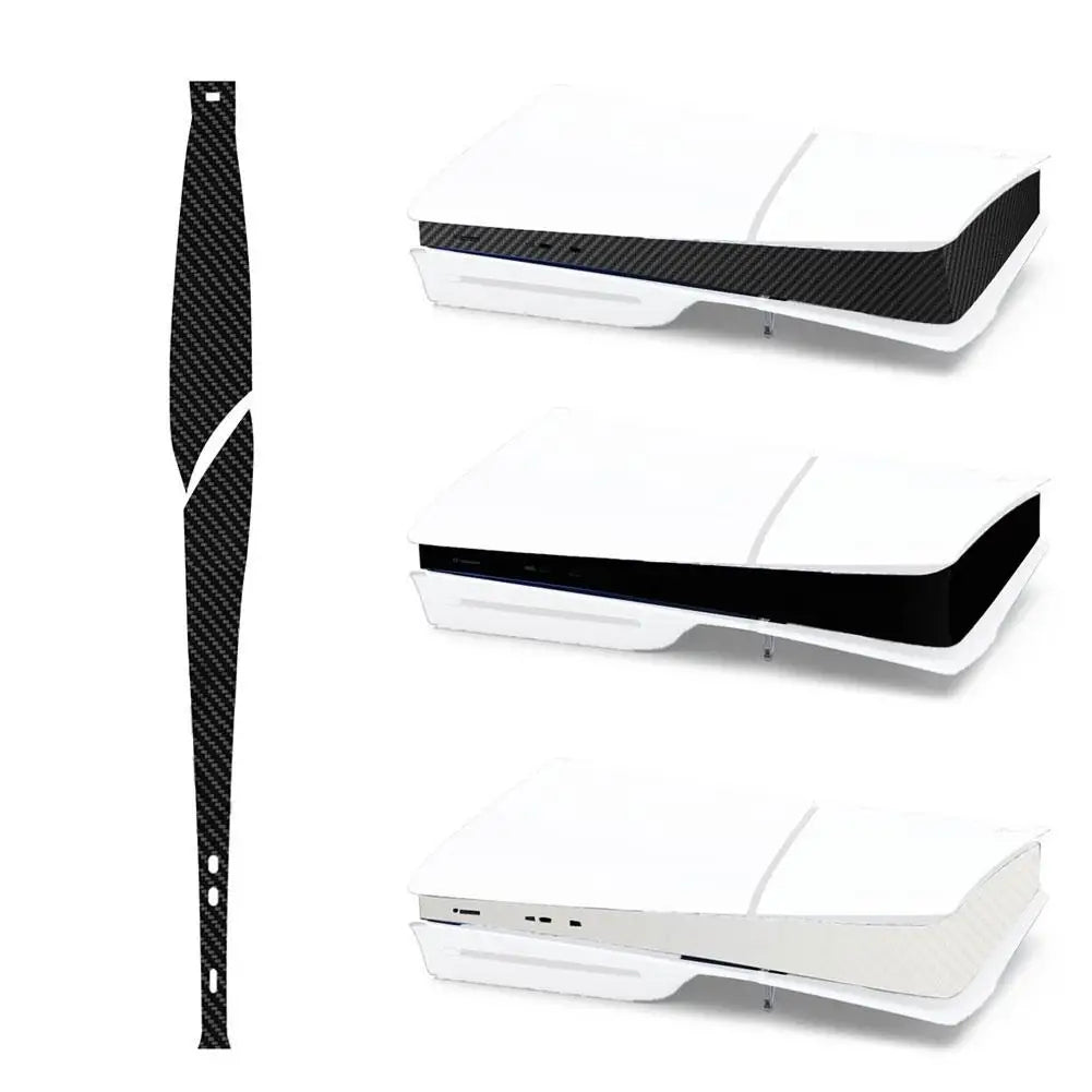 PS5 Slim Console Decal Skin Sticker – Matte & Carbon Fiber