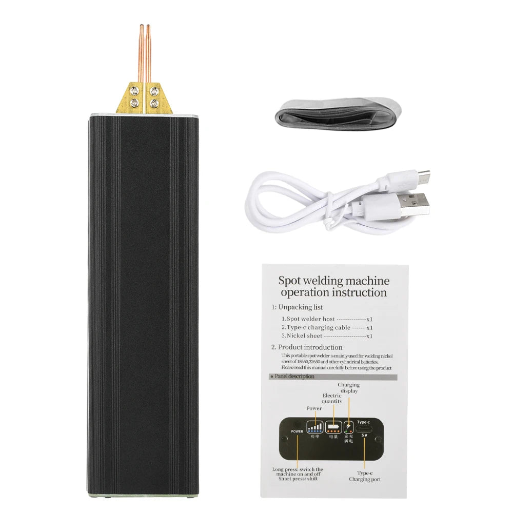 DIY Portable Handheld Battery Spot Welder For 18650 Lithium Battery Nickel Strip And Nickel Belt Welding Oasis Select Type-C
